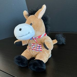 Souvies plush stuffed animal USA donkey 2004